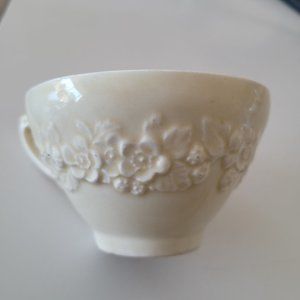 Crown Ducal Gainsborough White Tea Cup England Off White